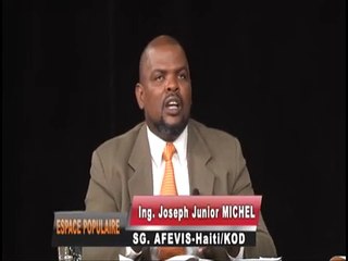 Joseph J. Michel sekretè jeneral AFEVIS/Haiti montre li enkyè fas ak sitiyasyon politik peyi-a
