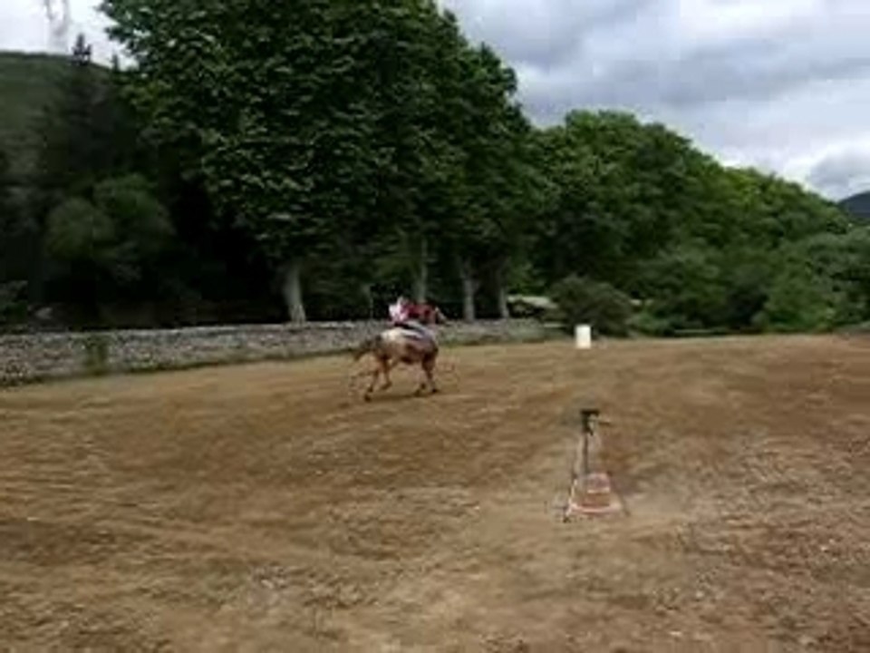 Moi et Cookie au barrel