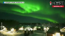 شاهد سماء فنلندا تسطع بنيران خضراء في ظاهرة 