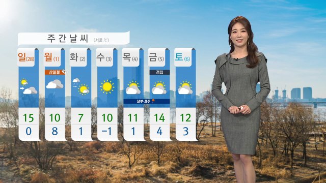 [날씨] 오늘 어제보다 더 따뜻...대기 건조 / YTN