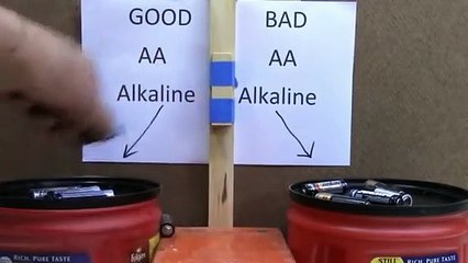 Why A Dead Alkaline Battery Bounces!