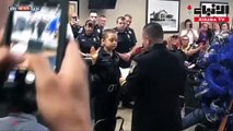 فيديو الدموع ومواجهة الأشرار ... الشرطة الاميركية تحقق امنية طفلة مصابة بالسرطان