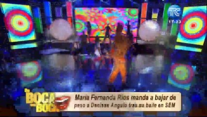 Mafer Ríos mandó a bajar de peso a Denisse Angulo en Soy El Mejor