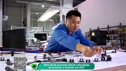 Elon Musk promete dobrar velocidade da conexão à Starlink em 2021