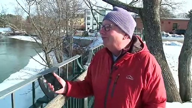 Spinning ice disc in Westbrook goes viral