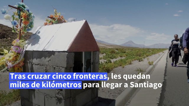 La dura travesía de los migrantes venezolanos en el desierto de Atacama