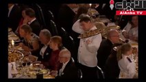 نادل ليتواني يتعرض لموقف محرج في حفل توزيع جوائز نوبل