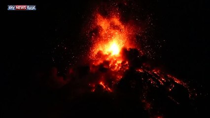 بركان يثير الرعب في غواتيمالا