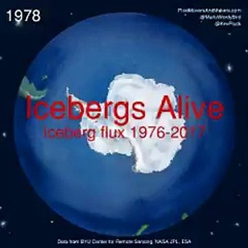 فيديو -مرعب- عن حجم ذوبان الجليد في أنتاركتيكا منذ عام 1976 - RT Arabic
