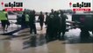 الحمود يتفقد جهود رجالالحرس الوطنيالمبذولة لسحب المياه من مطار الكويت