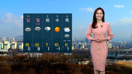주말 내내 일교차 큰 봄날씨…대기 건조.