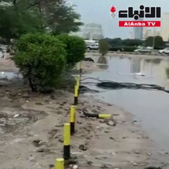 مشاركة فاعلة من الحرس الوطني بمعالجة آثار الأمطار