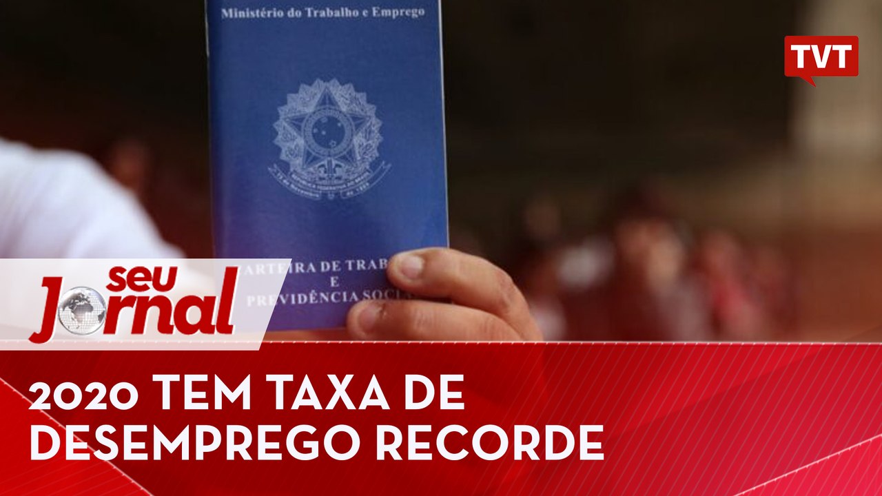2020 tem taxa de desemprego recorde