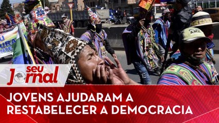 Luis Arce: jovens ajudaram a restabelecer a democracia na Bolívia