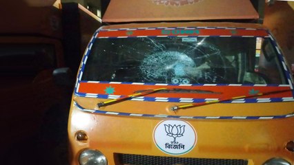 BJP's Election vans damaged at its godown in Kolkata