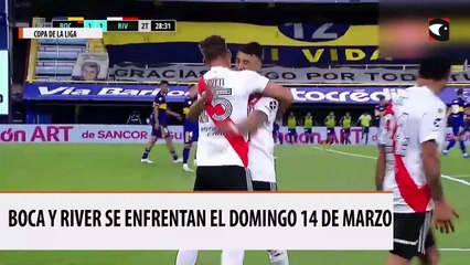 Boca y River se enfrentan el domingo 14 de marzo desde las 18 horas