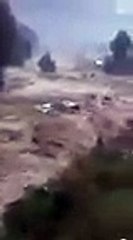 السيول تبتلع باص بكل سهولة في ولاية هيماچل براديش الهند - YouTube