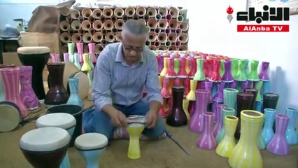 رغم الركود فلسطيني يتمسك بمواصلة صنع الطبول يدويا