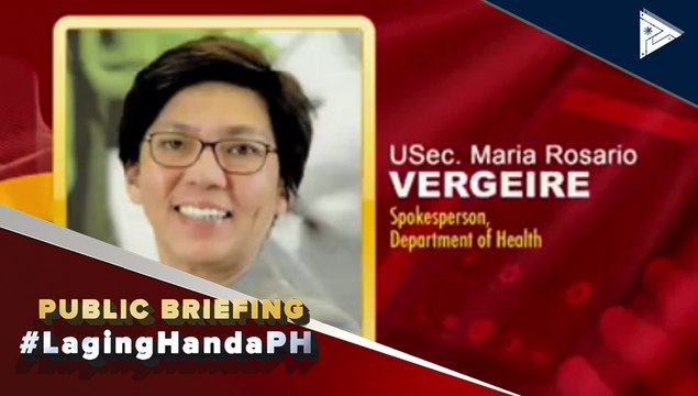 Alamin ang latest updates kaugnay sa vaccine rollout sa bansa mula kay DOH USec. Maria Rosario Singh-Vergeire