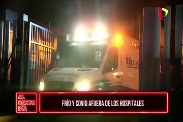 El COVID-19 y el intenso frío afuera de los hospitales