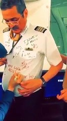 كيف ودع موظفوالخطوط السعوديةزميلهم الذي تقاعد عن العمل بعد 40 سنة