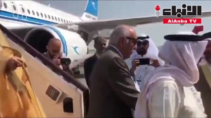 استقبال رسمي للوفد الكويتي بمطار مملكة البحرين