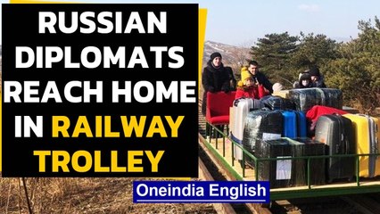 Russian diplomats travel on railway trolley, why? | Oneinduia News