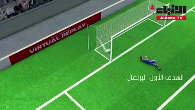 اهداف مباراة إيران والبرتغال بتقنية التصوير ثلاثي الأبعاد