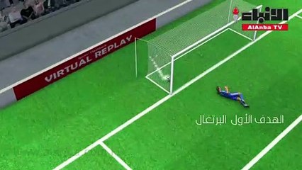 اهداف مباراة إيران والبرتغال بتقنية التصوير ثلاثي الأبعاد