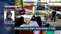 Detik-detik Pasien RSUD Labuha Halmahera Berhamburan saat Diguncang Gempa