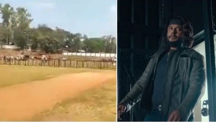 ರೆಡಿಯಾಗ್ತಿದೆ ಬೃಹತ್ ಡಿ ಬಾಸ್ ವೇದಿಕೆ | Roberrt Pre-Release Event Hubli | Filmibeat Kannada