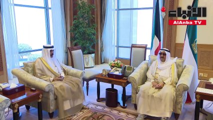 الأمير استقبل ولي العهد والغانم والنائب الأول