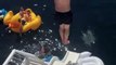 Canadian marine bangs into slide as he tries to jump off boat _ Daily Mail Online