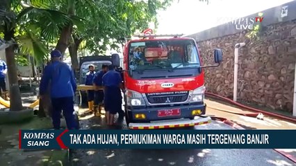 Tak Ada Hujan, Pemukiman Warga di Semarang Masih Terendam Banjir