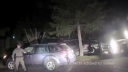 Sheriffs Deputy Frees Bear From Car