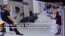 ضابط مسلم ينقذ رجلا حاول قتل نفسه