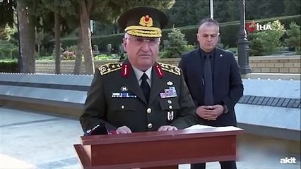 Yaşar Paşa Azerbaycan ve Türk şehitliklerini ziyaret etti