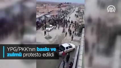 YPG/PKK'nın baskı ve zulmü protesto edildi