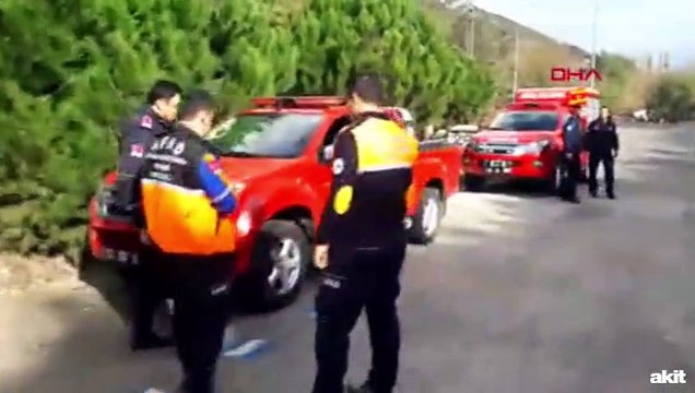 Denizli'de eğitim uçağı düştü