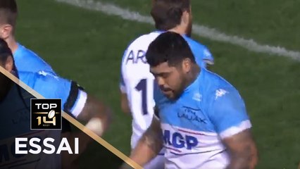 TOP 14 - Essai d'Afa AMOSA (AB) - Toulon - Bayonne - J14 - Saison 2020/2021