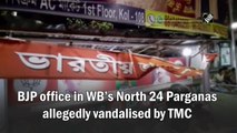 BJP office in WB’s North 24 Parganas allegedly vandalised by TMC