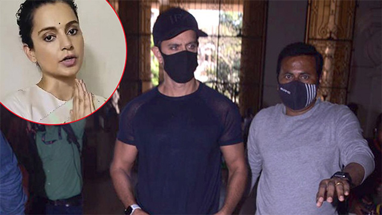 Hrithik Roshan Gives Statement Against Kangana Ranaut To Crime Branch