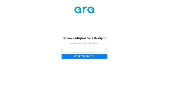 Ara.com.tr | Türkiye’nin Hizmet Arama Motoru