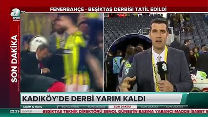 Derbide olay! Maç tatil edildi