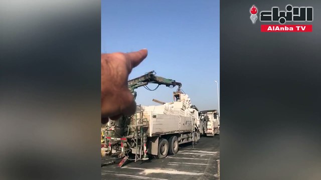 مصدر أمني احتجاز قائد شاحنة تسبب في انهيار