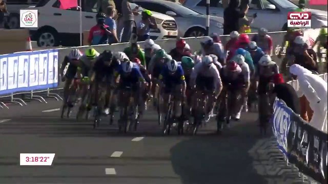 Cycling UAE TOUR 2021 stage 7 Caleb Ewan win the stage 7 and Tadej Pogacar The general