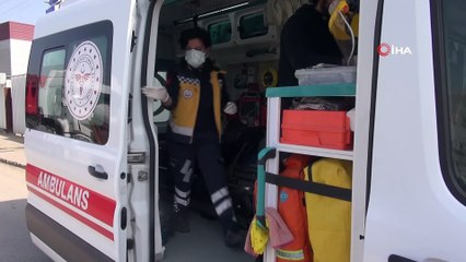 Hurda kesme makinasına elini kaptıran şahıs yaralandı