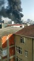 İstanbul Küçükçekmece'de büyük çaplı yangın çıktı