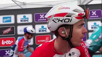 Christophe Laporte : "Je suis déçu"