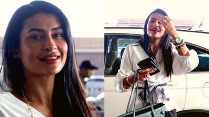 Pavitra Puniya spotted at Mumbai Airport fly for shoot in Goa | FilmiBeat